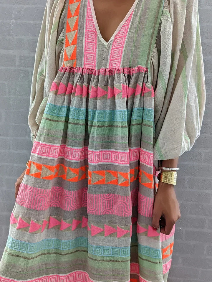 Summer maxi dress with gradient – Solenne-S-Nora Luxe