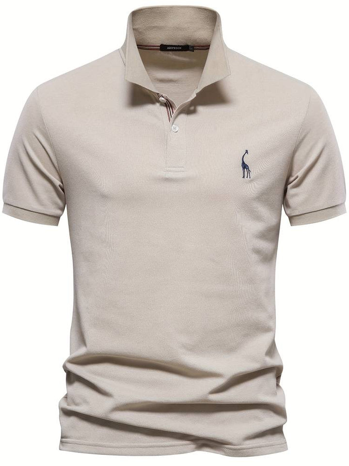 Summer Polo Shirt Men | Breathable & Comfortable – Joris (1+1 FREE)-Beige-S-Nora Luxe