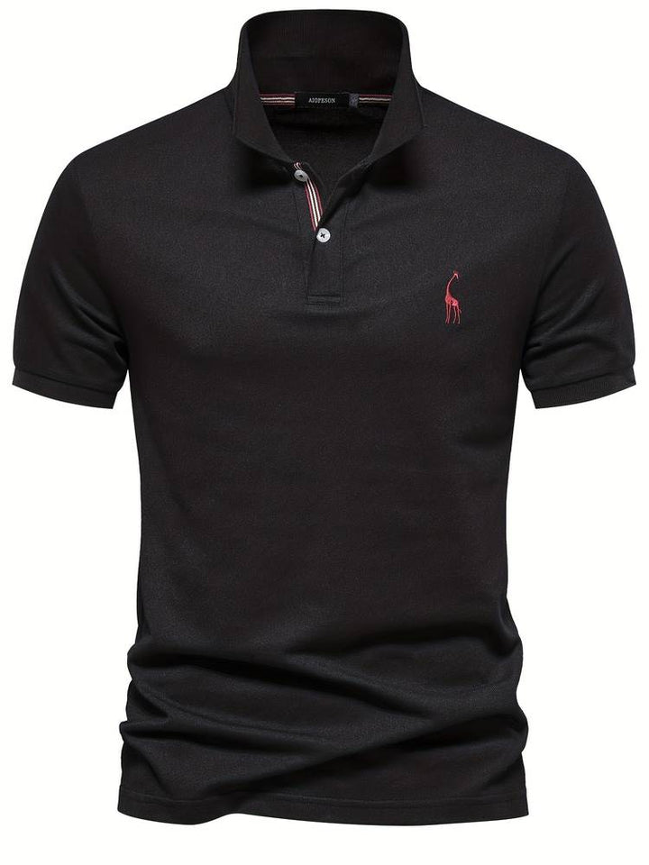 Summer Polo Shirt Men | Breathable & Comfortable – Joris (1+1 FREE)-Black-S-Nora Luxe