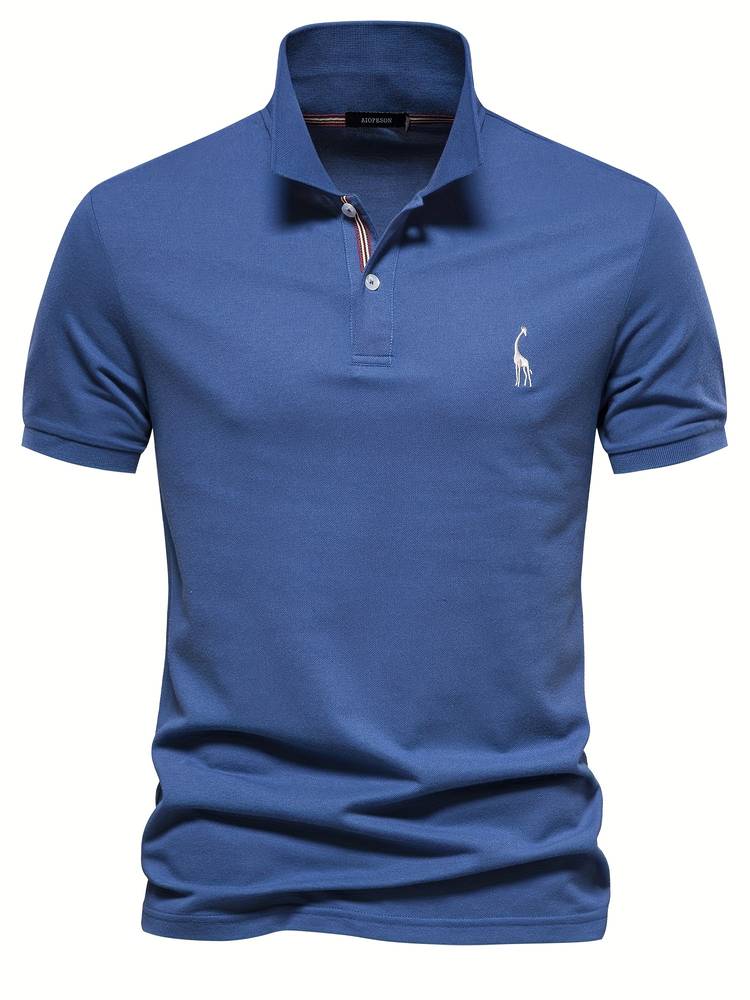Summer Polo Shirt Men | Breathable & Comfortable – Joris (1+1 FREE)-Blue-S-Nora Luxe