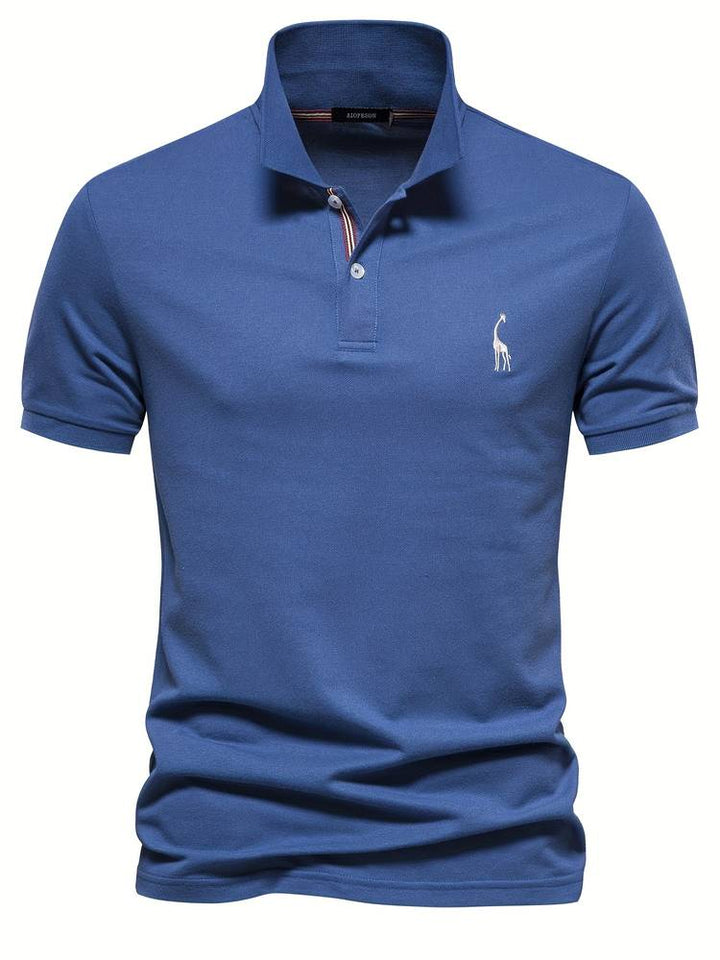 Summer Polo Shirt Men | Breathable & Comfortable – Joris (1+1 FREE)-Blue-S-Nora Luxe