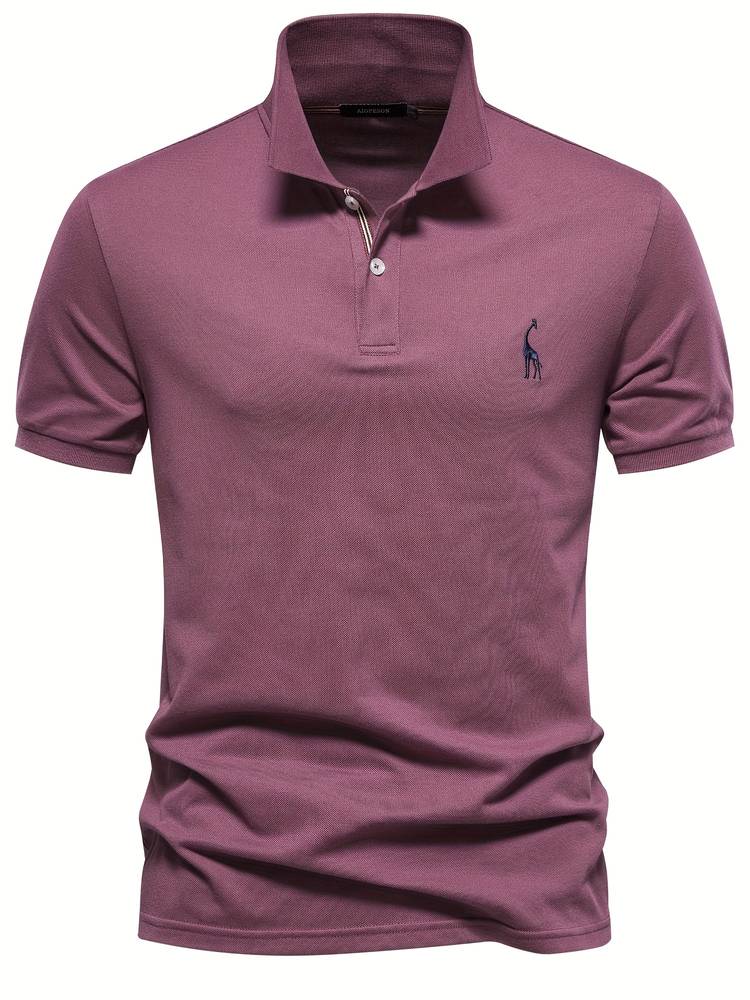 Summer Polo Shirt Men | Breathable & Comfortable – Joris (1+1 FREE)-Bordeaux red-S-Nora Luxe