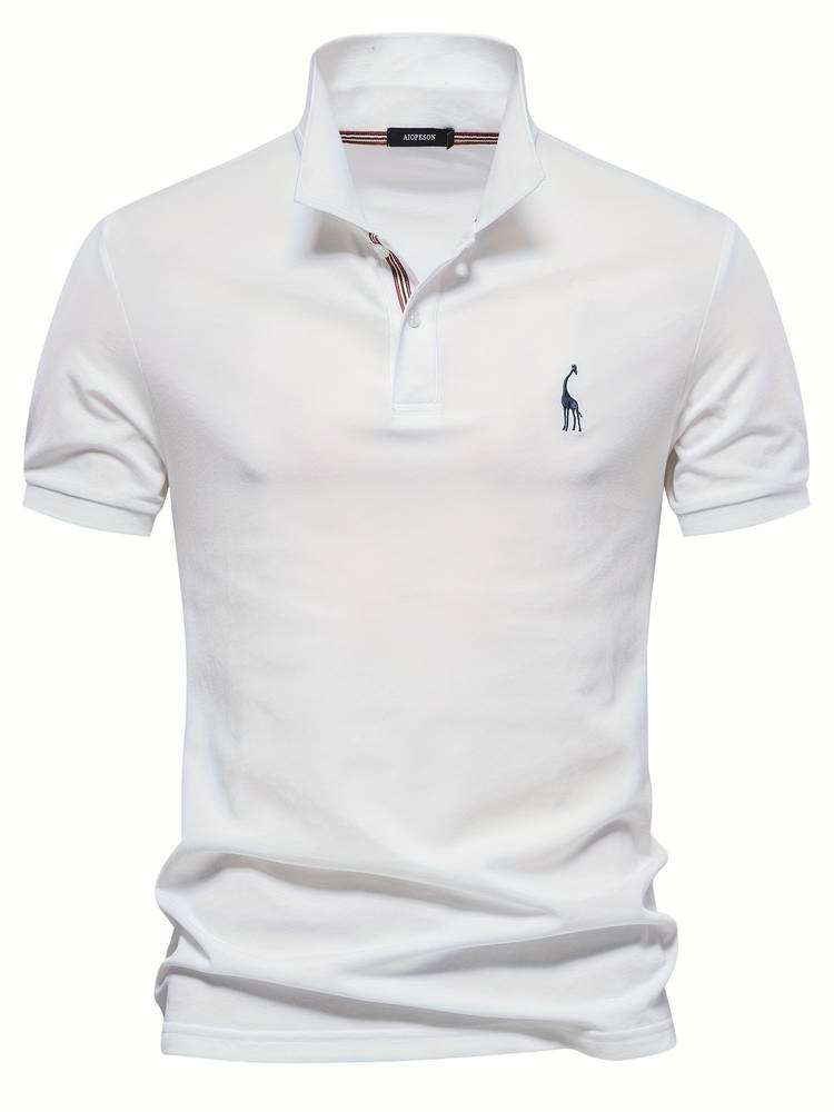Summer Polo Shirt Men | Breathable & Comfortable – Joris (1+1 FREE)-White-S-Nora Luxe