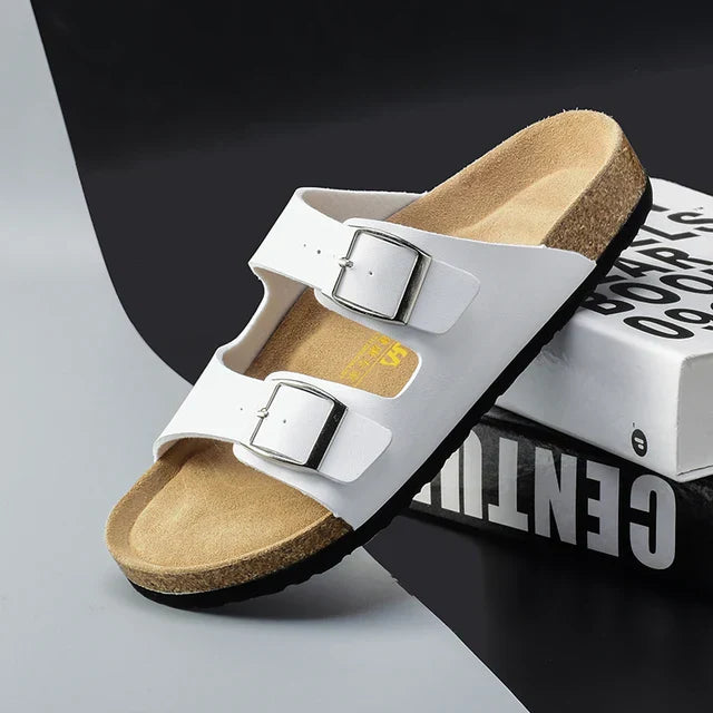 Summer sandals for Men - Solaro-White-7-The Livary