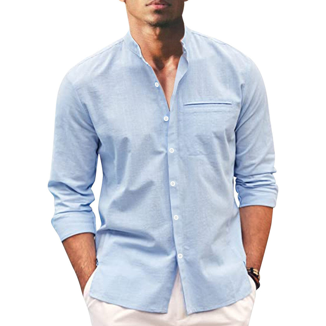 Summer shirt for men – Leonardo-Blue-S-Nora Luxe