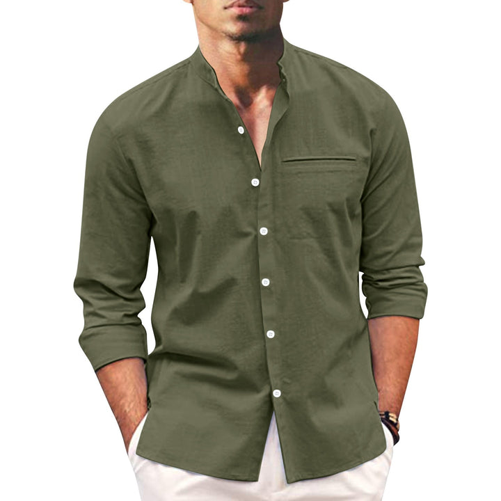 Summer shirt for men – Leonardo-Green-S-Nora Luxe