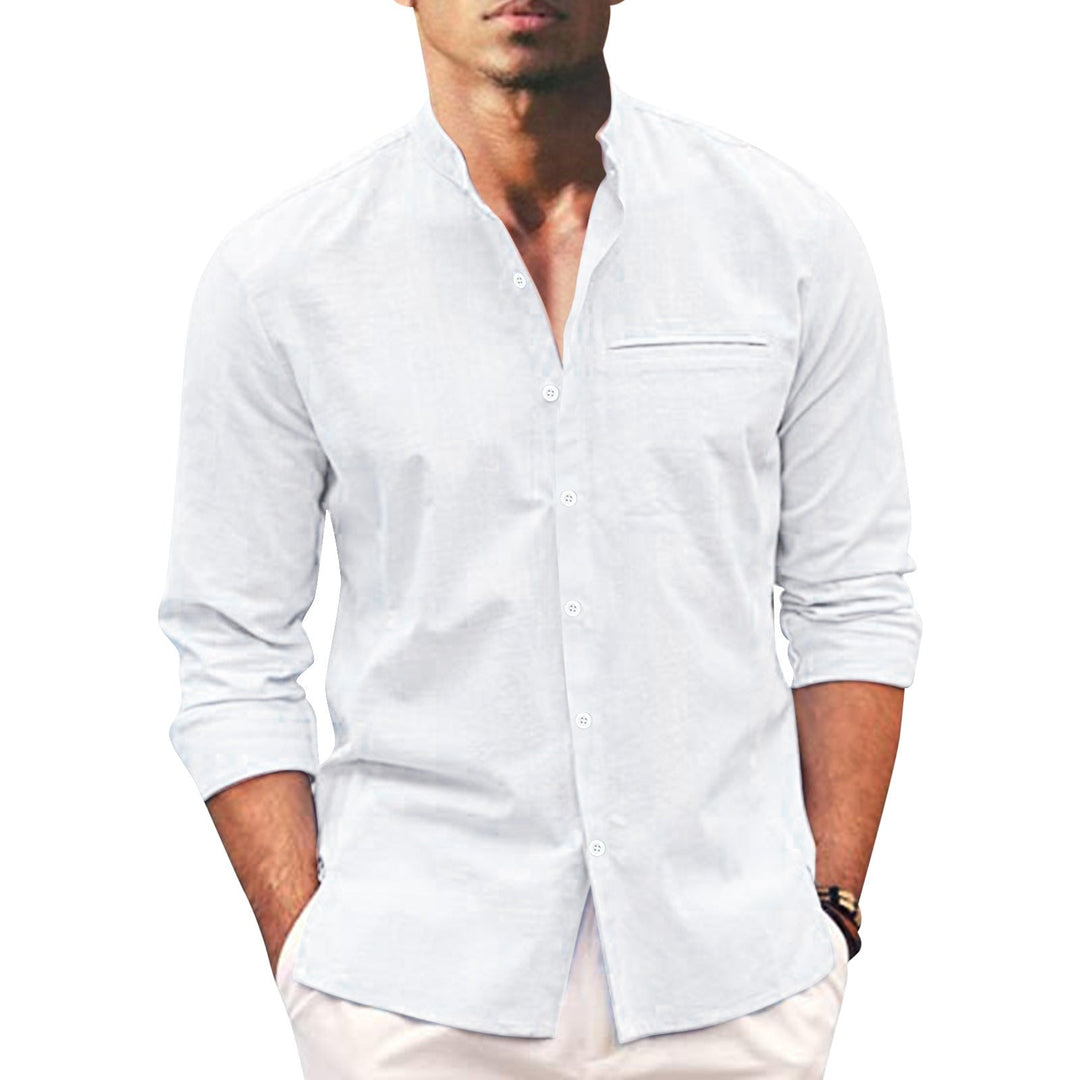 Summer shirt for men – Leonardo-White-S-Nora Luxe