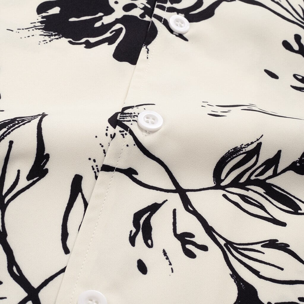 Summer shirt for men with tropical flair - AlohaVibes-Beige-M-The Livary