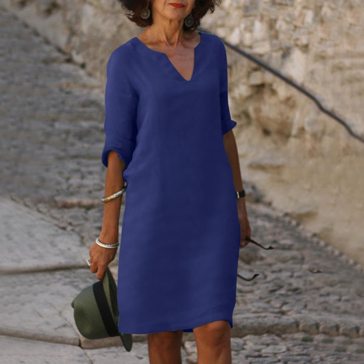 Summer Stylish Dress - Luna-Dark blue-S-Nora Luxe