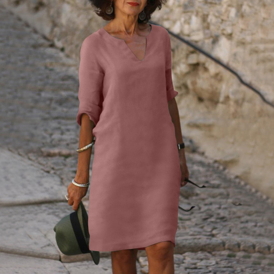 Summer Stylish Dress - Luna-Pink-S-Nora Luxe