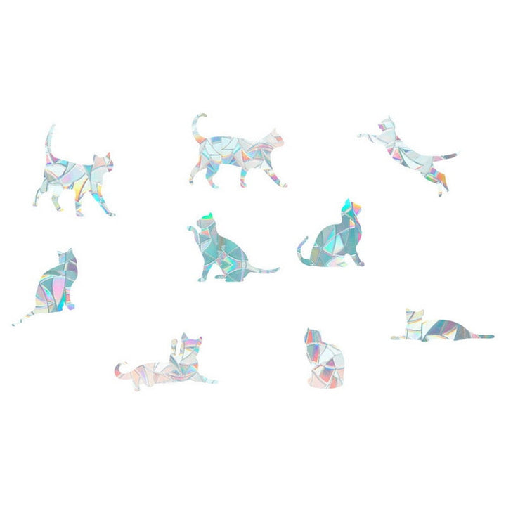 Sun Catcher Window Stickers - LumiSuncatch-Cat - 9 Pieces-Nora Luxe