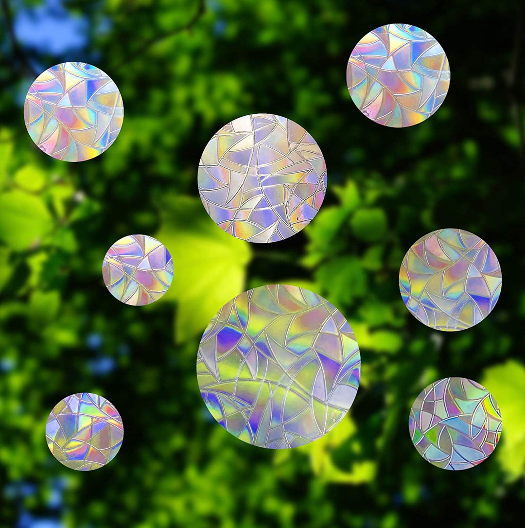 Sun Catcher Window Stickers - LumiSuncatch-Rond - 10 Stuks-Nora Luxe
