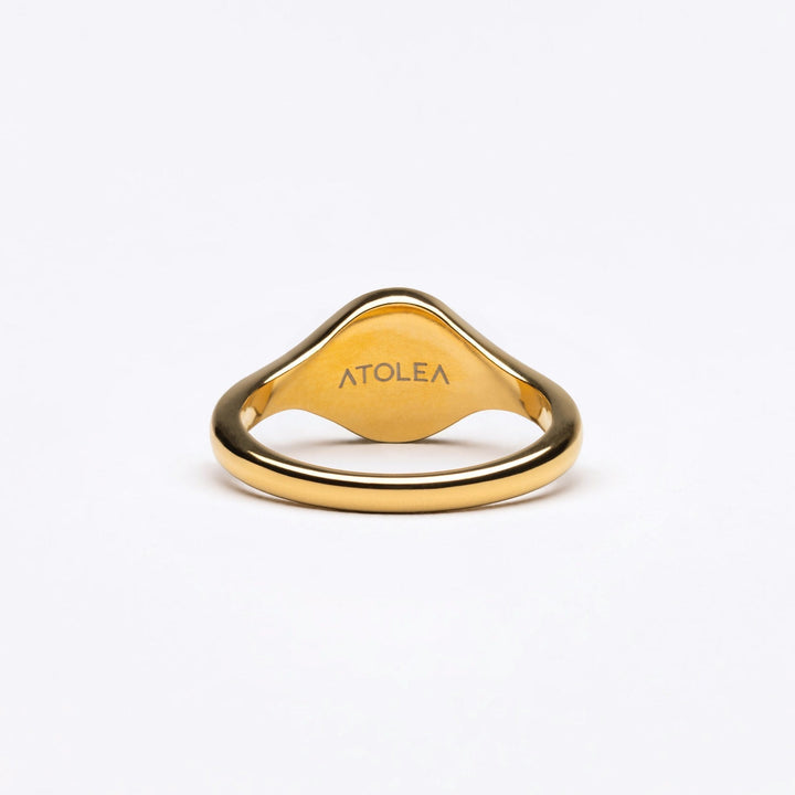 Sun Signet Ring - Solara-5-Gold-Nora Luxe