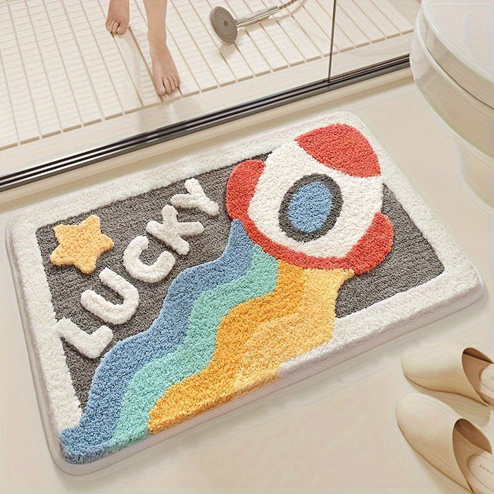 Super Absorbent Anti-Slip Mat for Bathroom and Toilet - Milo-Bath-15.75 x 23.62 inches-Nora Luxe