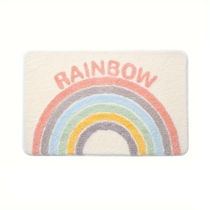 Super Absorbent Anti-Slip Mat for Bathroom and Toilet - Milo-Rainbow-15.75 x 23.62 inches-Nora Luxe