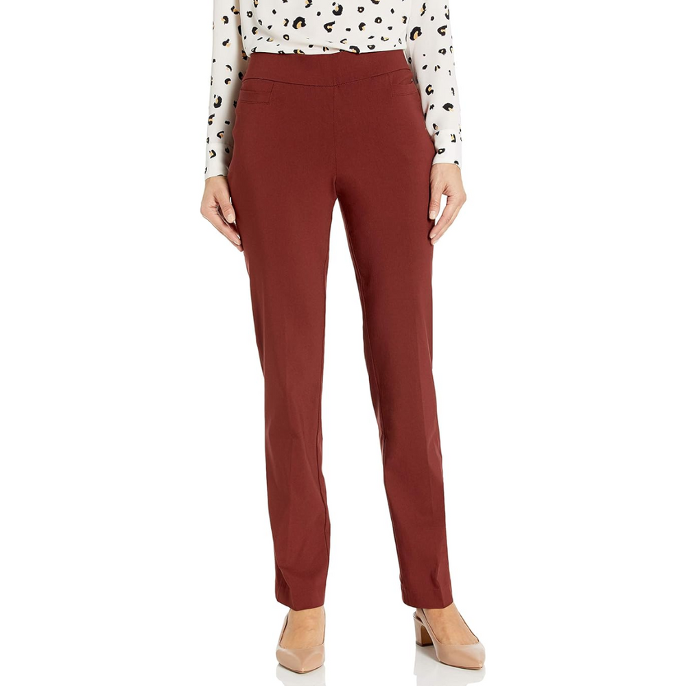 Super Stretch Career Trousers with Welt Pockets - Ilona-Black-6 Short-Nora Luxe
