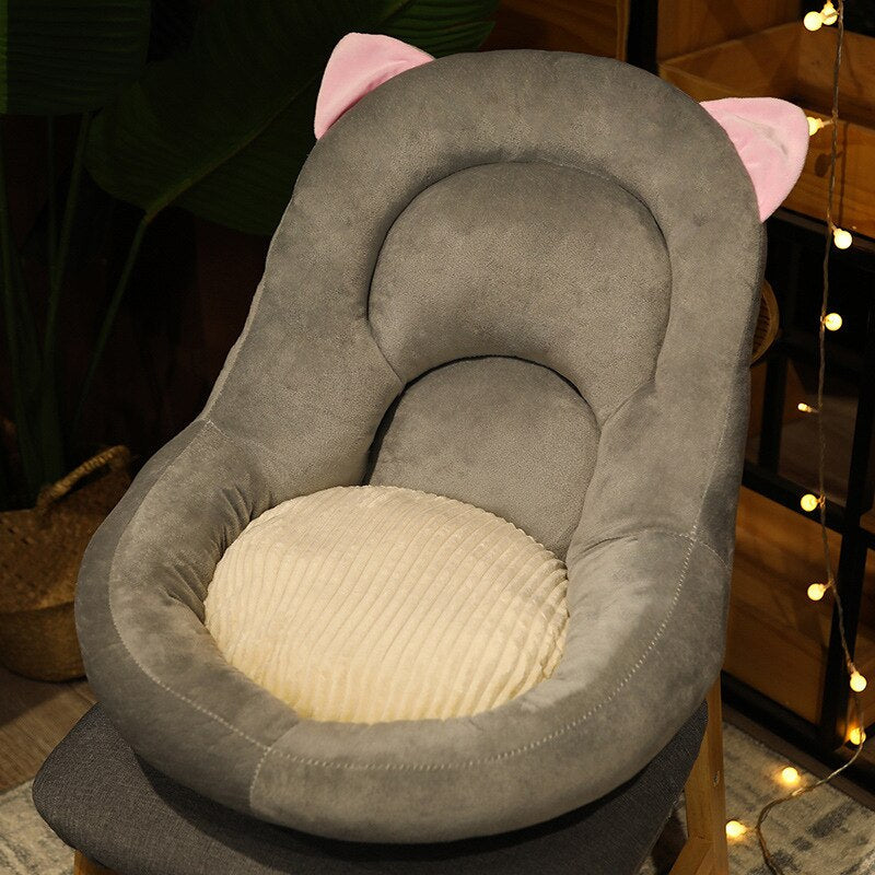 Support Cushion for Sciatica Pain - ComfortEase Pro-Light Gray-Nora Luxe