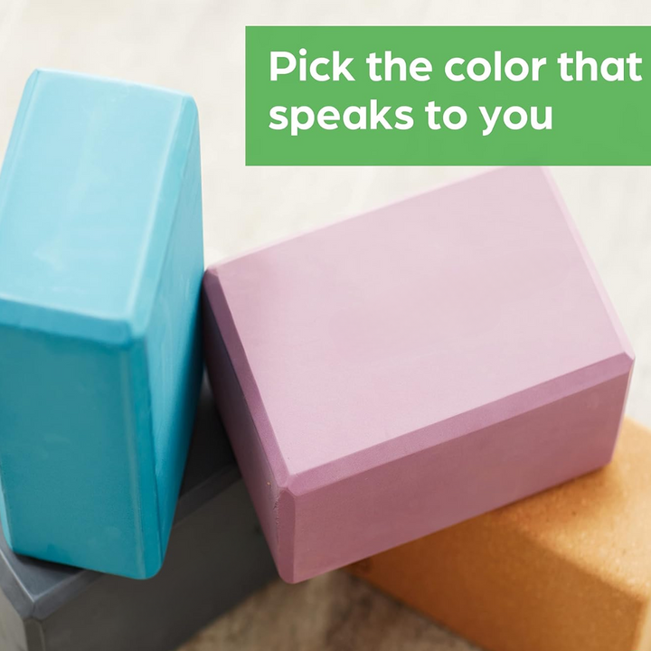 Support Yoga Block - Non-slip EVA Foam-Black-Nora Luxe