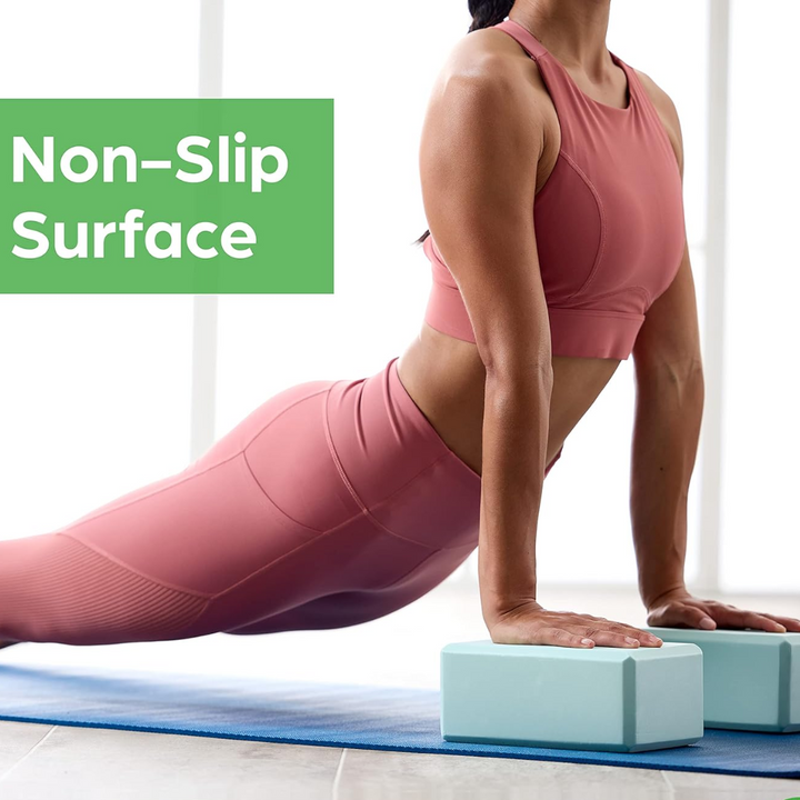 Support Yoga Block - Non-slip EVA Foam-Black-Nora Luxe