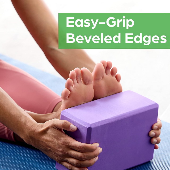 Support Yoga Block - Non-slip EVA Foam-Black-Nora Luxe