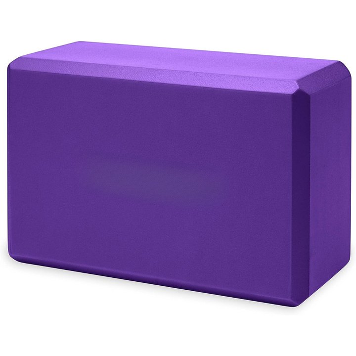 Support Yoga Block - Non-slip EVA Foam-Dark purple-Nora Luxe
