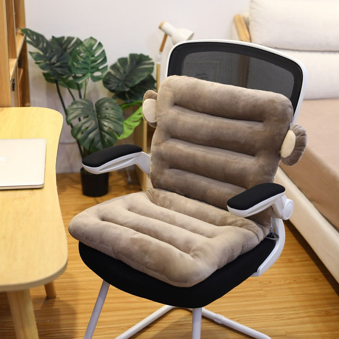 Supporting Cushion for Sciatica Pain - ComfortSeat-Brown-Nora Luxe
