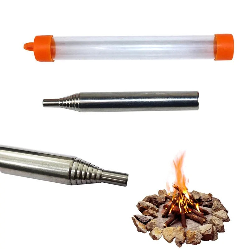 Survival Blowpipe for Outdoor Cooking - FireBoost-Nora Luxe