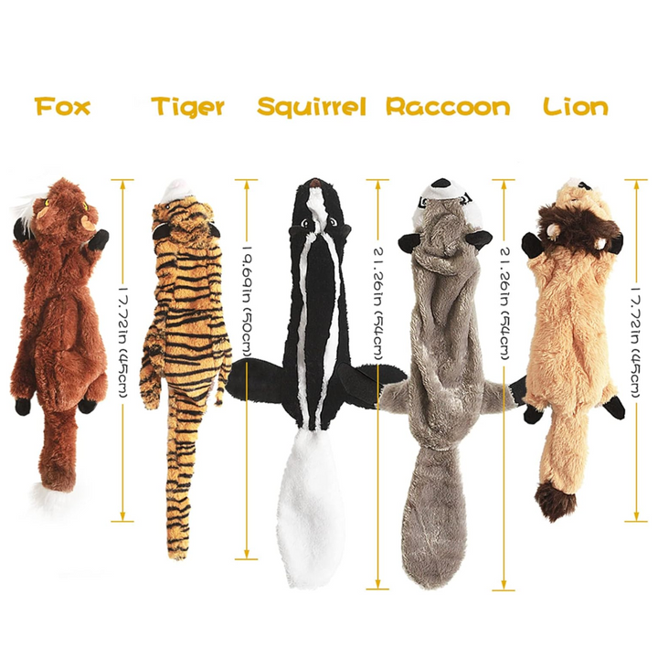 Sustainable Squeak Dog Toys - Set of 5-Nora Luxe