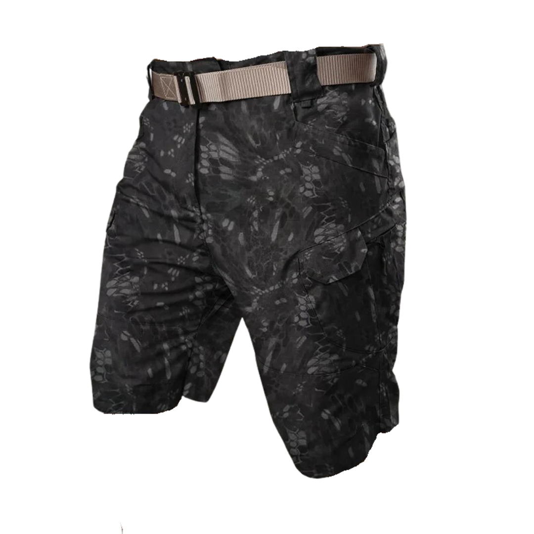 Tactical Cargo Shorts - Atlas-Grey B-S-The Livary
