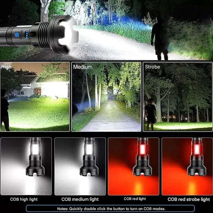 Tactical Flashlight - LumenTact-Basic version (50000 LUMEN)-Excl. battery-Nora Luxe