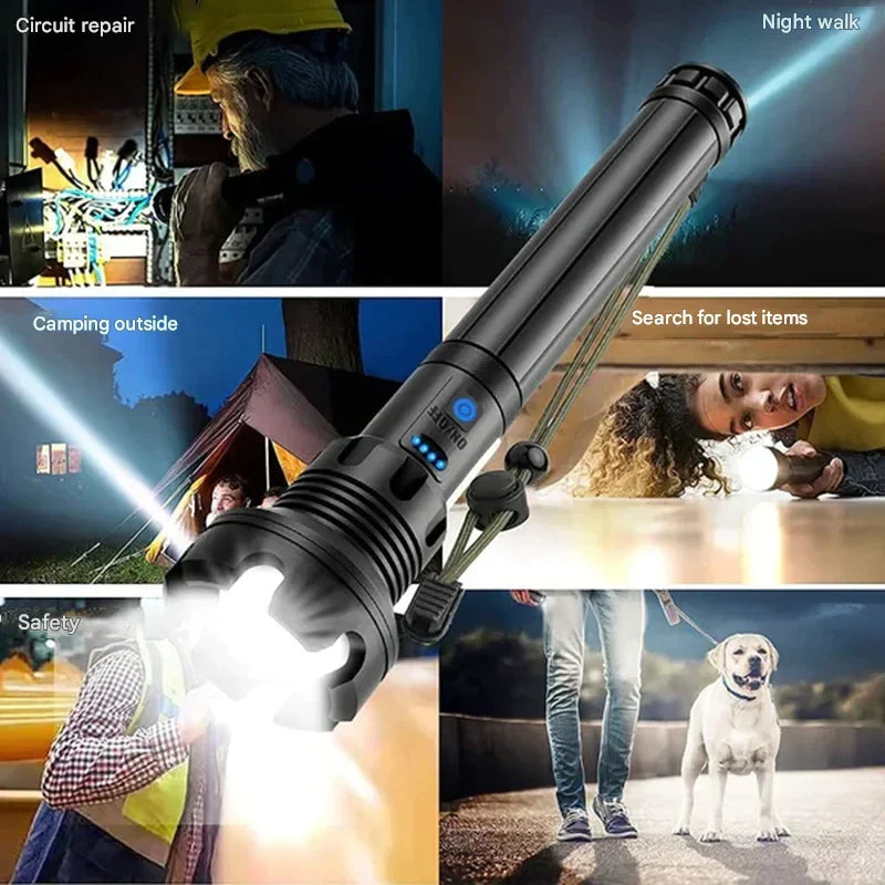 Tactical Flashlight - LumenTact-Basic version (50000 LUMEN)-Excl. battery-Nora Luxe
