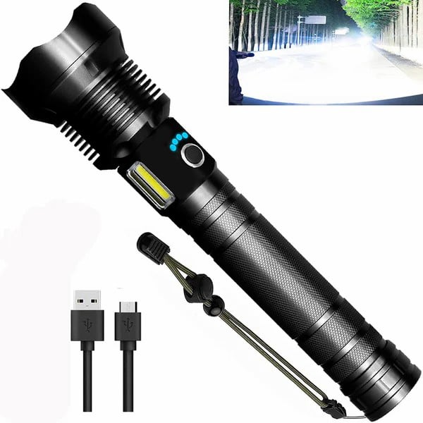 Tactical Flashlight - LumenTact-Basic version (50000 LUMEN)-Excl. battery-Nora Luxe