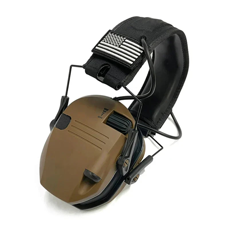 Tactical Hearing Protection - SoundShield-Model B Desert-Nora Luxe