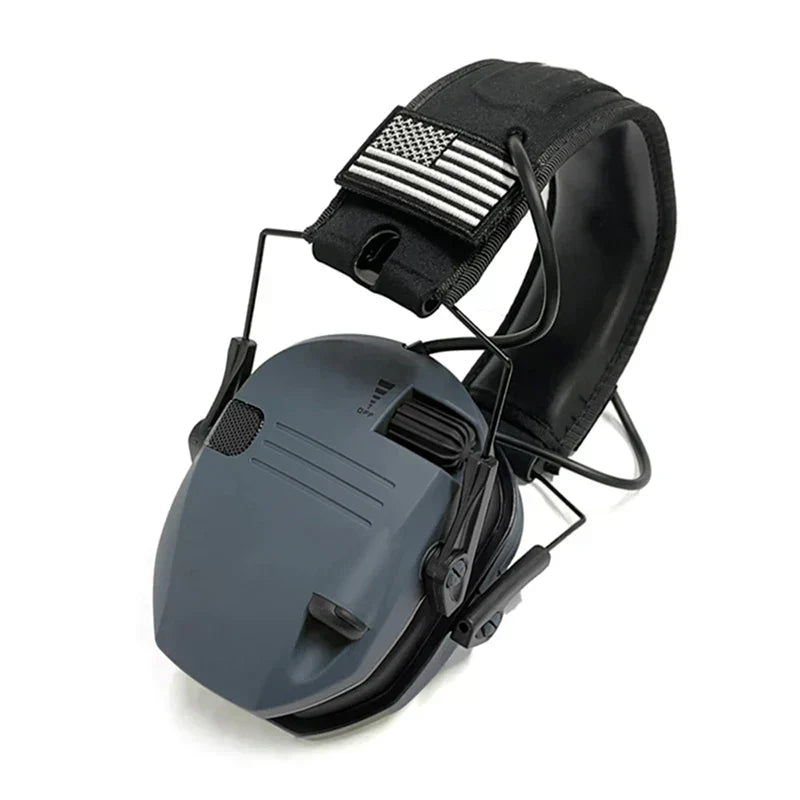 Tactical Hearing Protection - SoundShield-Model B Gray-Nora Luxe