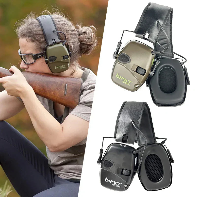Tactical Hearing Protection - SoundShield-Model B Green-Nora Luxe