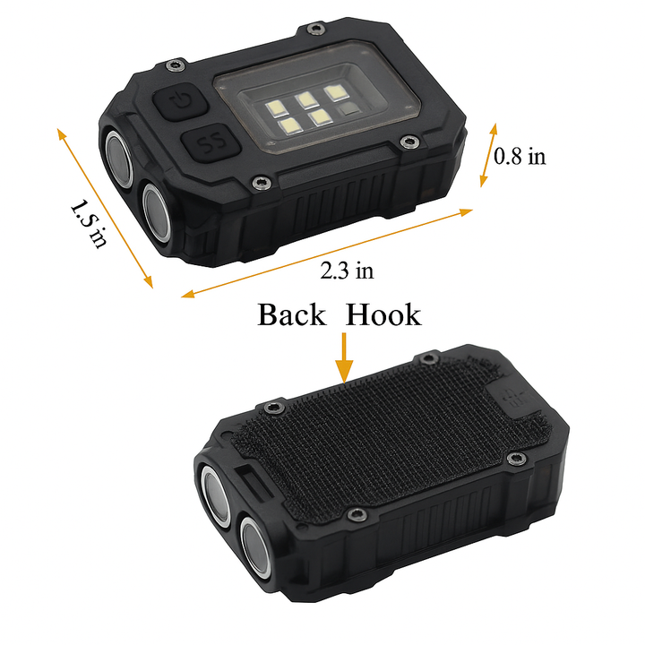 Tactical USB Rechargeable Flashlight - LumiTac Mini-Nora Luxe