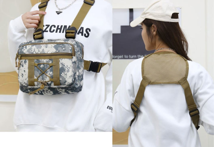 Durable Tactical Chest Rig Bag – Water-Resistant Multi-Pocket Outdoor Gear