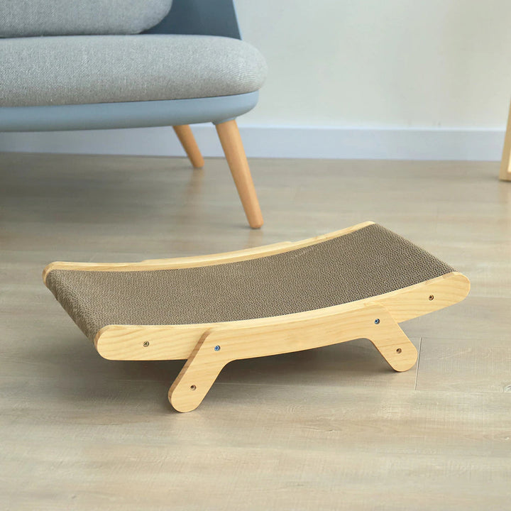 The 3-in-1 Cat Scratching Post and Lounger - ClawLounge™-Nora Luxe