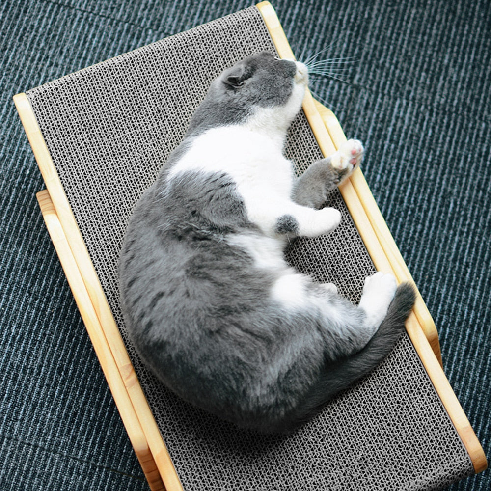 The 3-in-1 Cat Scratching Post and Lounger - ClawLounge™-Nora Luxe