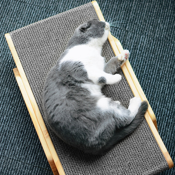 The 3-in-1 Cat Scratching Post and Lounger - ClawLounge™-Nora Luxe