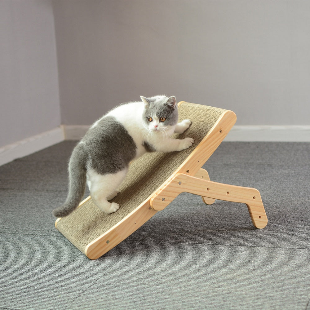 The 3-in-1 Cat Scratching Post and Lounger - ClawLounge™-Nora Luxe