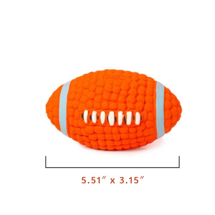 The Indestructible Playmate for Dogs - KryptoChew-Rugby Ball-Big-Nora Luxe