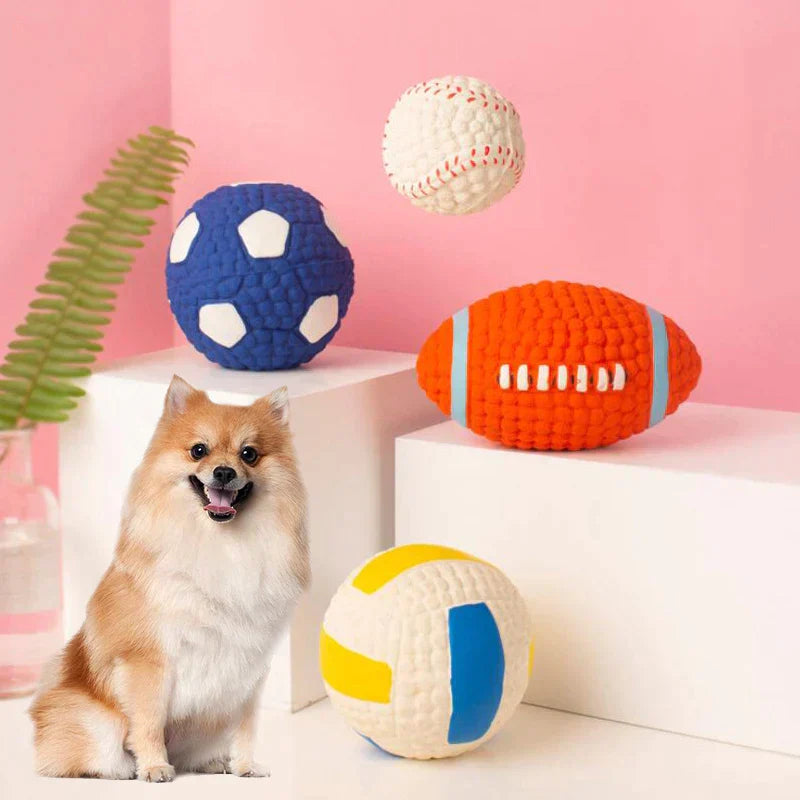 The Indestructible Playmate for Dogs - KryptoChew-Rugby Ball-Small-Nora Luxe