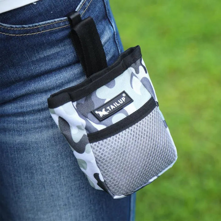 The Practical Hip Bag for Animal Training - PawTrainer-Grey-Nora Luxe