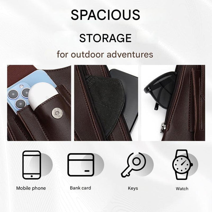 Theft-Resistant Men's Shoulder Bag – ShadowCarry Pro-Black-Nora Luxe