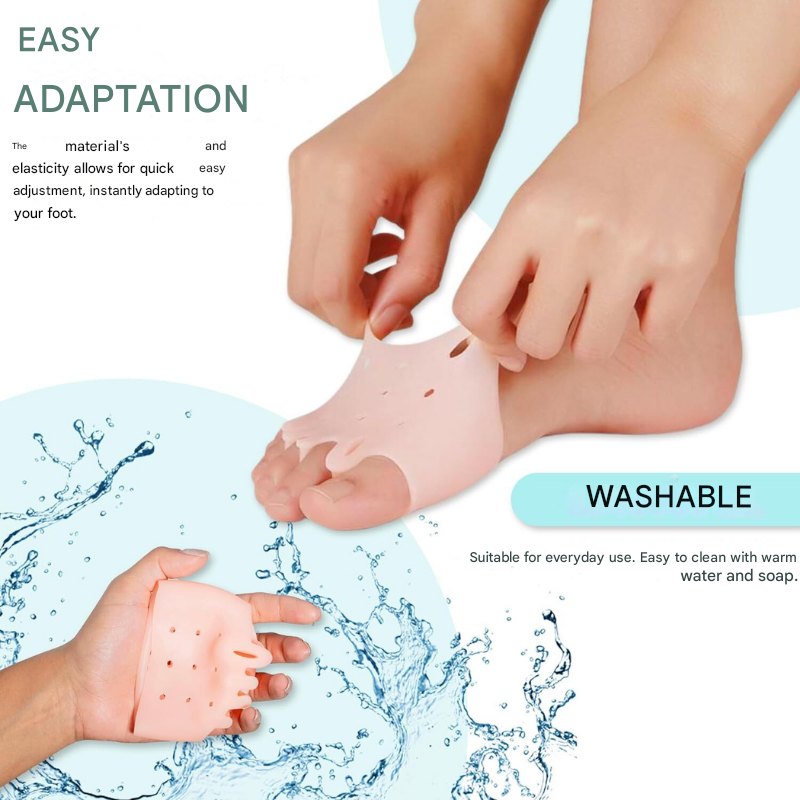 Therapeutic Toe Spreaders with Cushion Pads – Podiora-1 Pair + 1 Free-Nora Luxe
