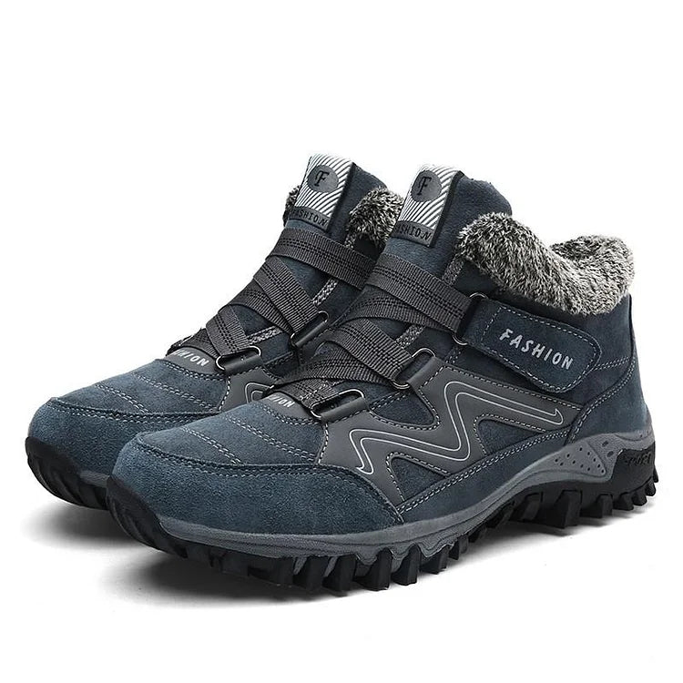 Thermal Unisex Hiking Shoes - AlpineWarm-Blue-3-Nora Luxe