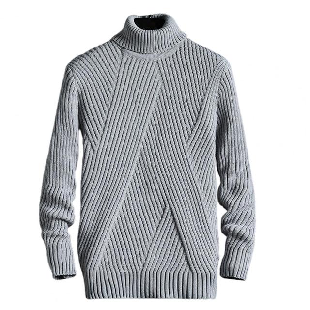 Thick Thermal Sweater for Men - Maximus-Gray-XS-Nora Luxe