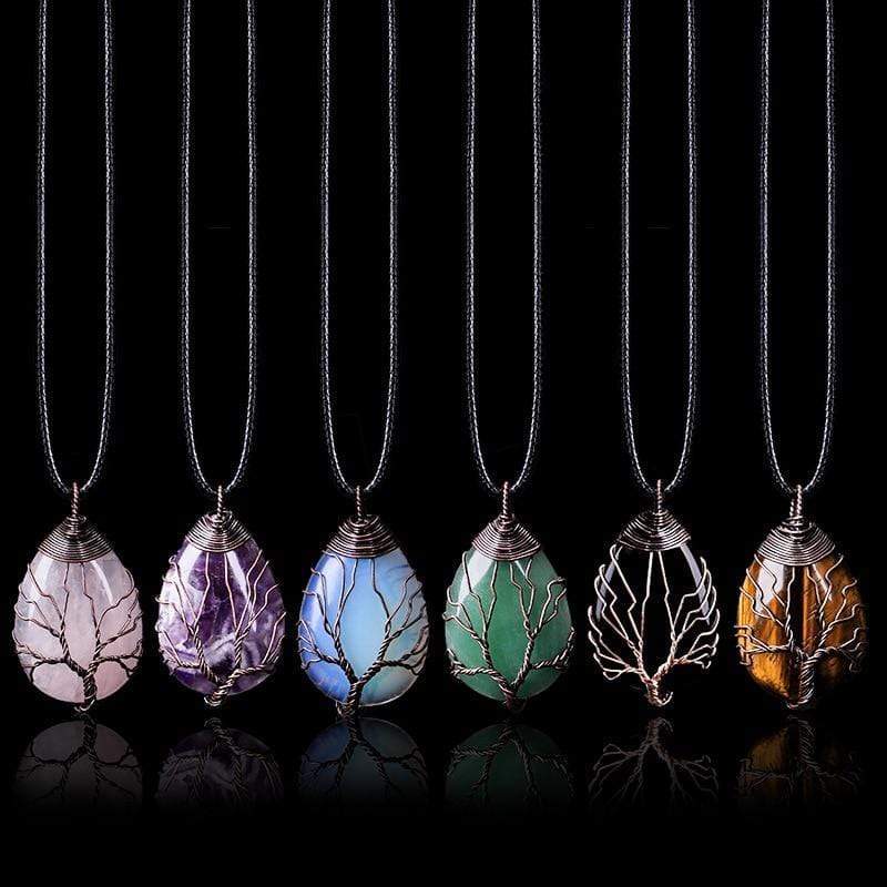 Tiger's Eye Drop Necklace - Zarina-Nora Luxe