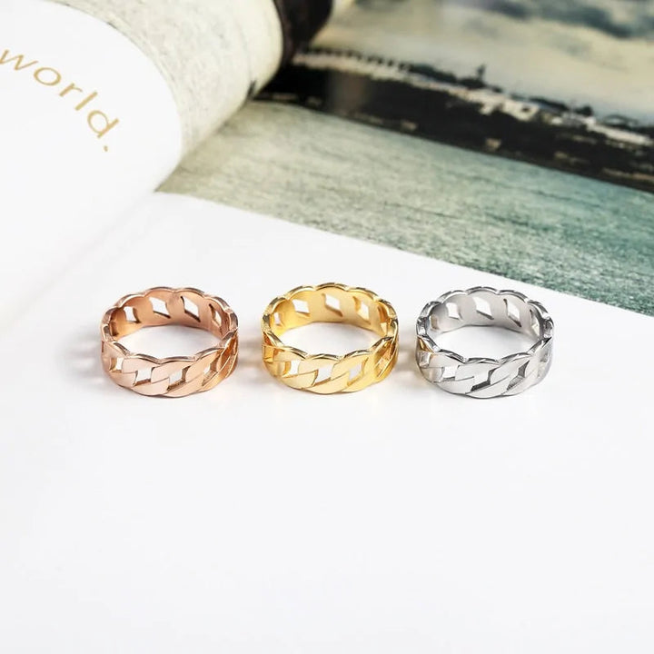 Timeless Beauty Ring - Elara-Rose gold-5-Nora Luxe